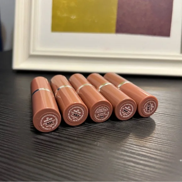 Clinique Full Size Lipstick - Bare Pop. Set of 5 - Picture 5 of 5